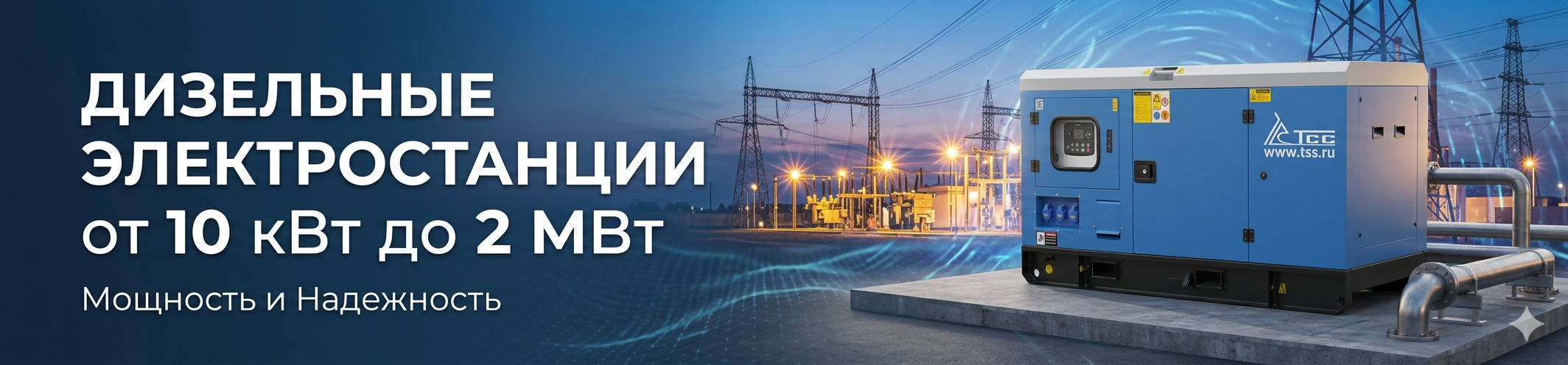 Большой выбор дизельных электростанций