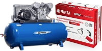 Компрессор поршневой Remeza СБ4/Ф-500.LT100 с набором пневмоинструмента KIT UNI-5