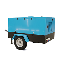 Дизельный винтовой компрессор на шасси Dali DLCY-11/10F-Y (YUCHAI)