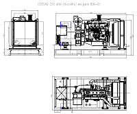 Дизельный генератор ТСС АД-240С-Т400-1РМ17 (Mecc Alte)