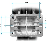 Двигатель алмазного бурения MESSER DM180-1 230мм, 3,2 кВт, 900 об/мин, с PRCD