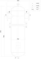Магистральный фильтр Dali CAFS4-90-125